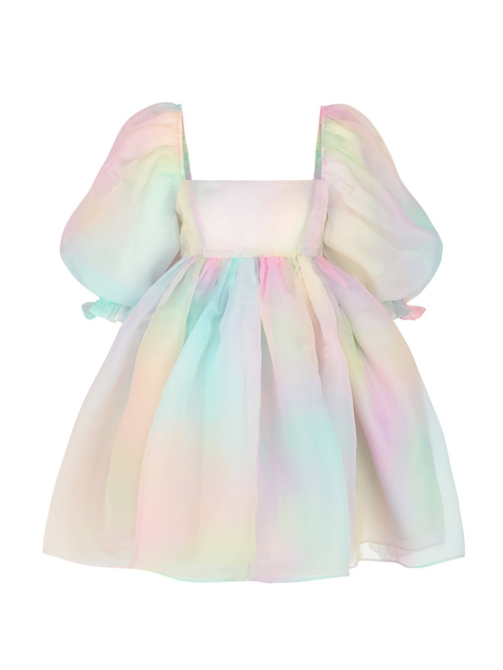Selkie The Rainbow Puff Dress - Large